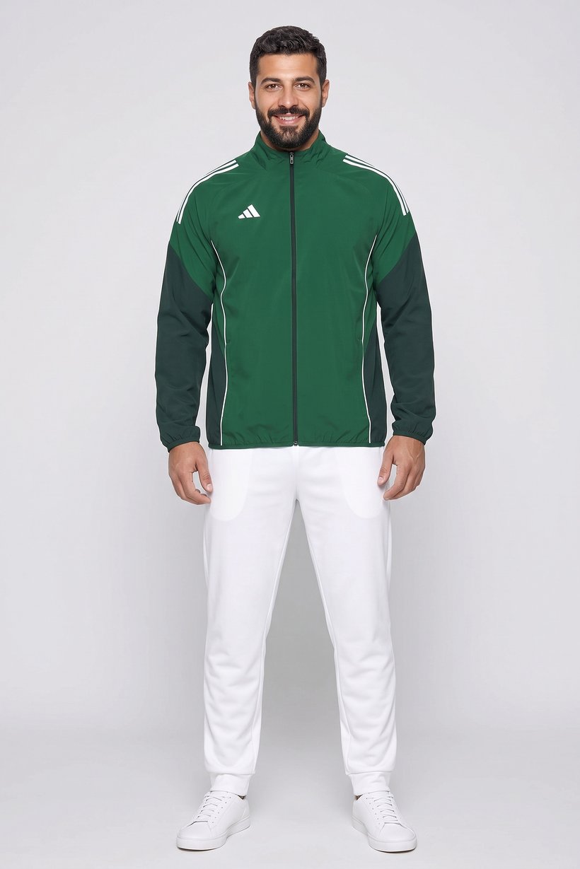 Men Sportswear Fit Long Sleeve Training Sweatshirt, Green