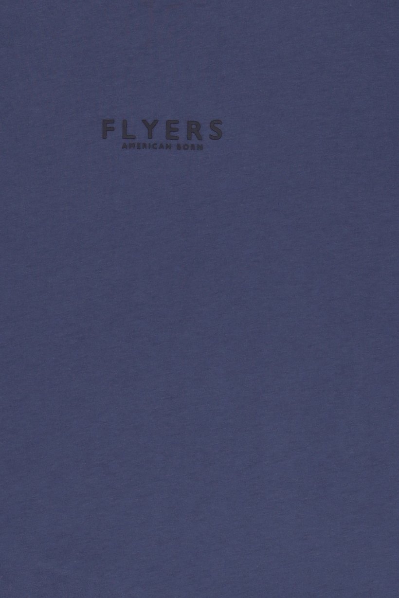 Kids Boy Crew Neck Short Sleeve Brand Logo T-Shirt, Slate Blue