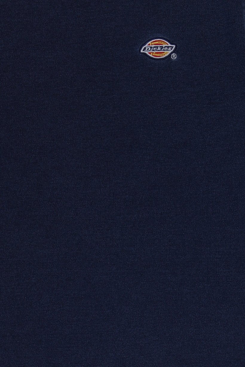 Kids Boy Embroidered Logo Long Sleeve Sweatshirt, Indigo Blue