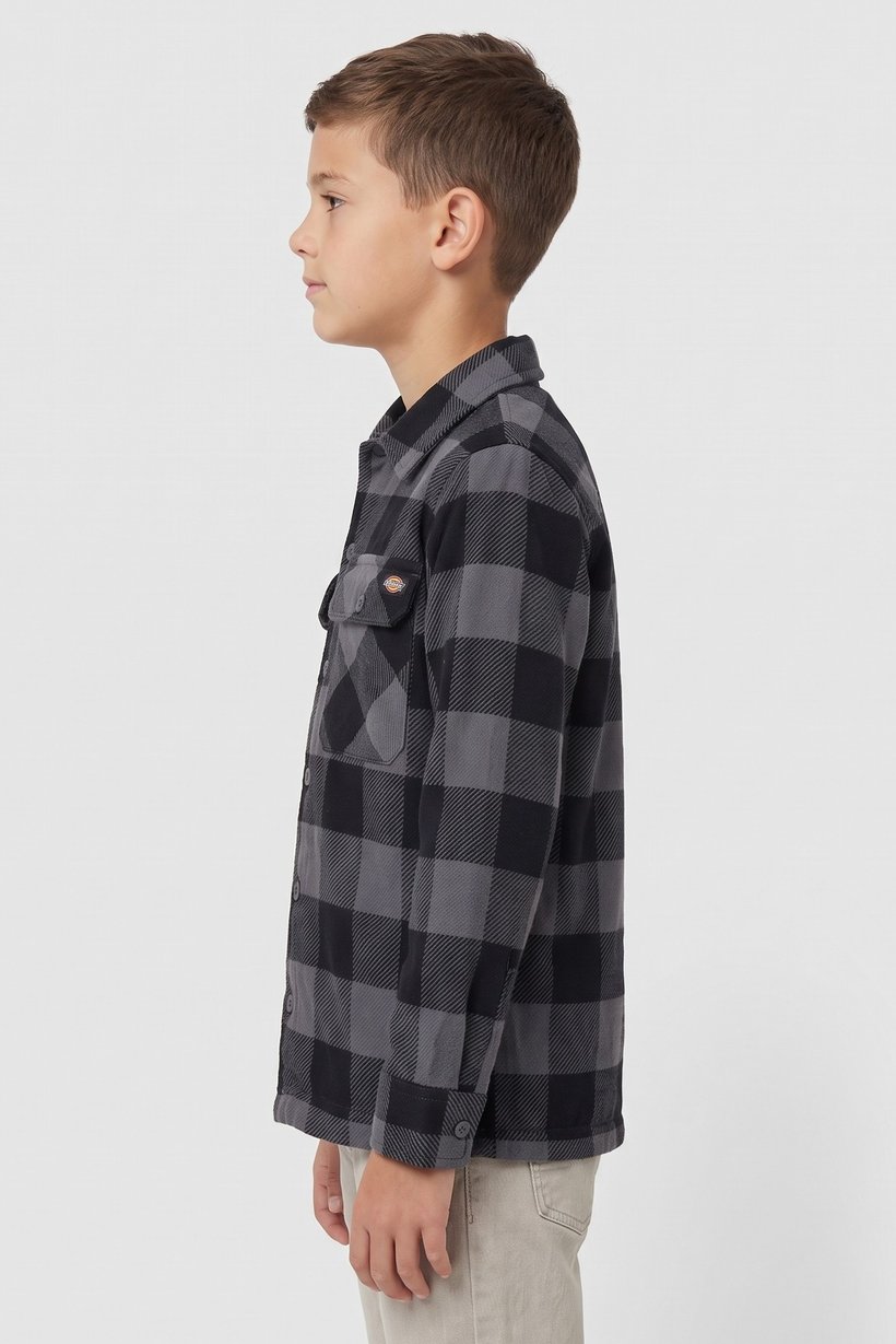 Kids Boy Plaid Long Sleeve Casual Shirt, Multicolor