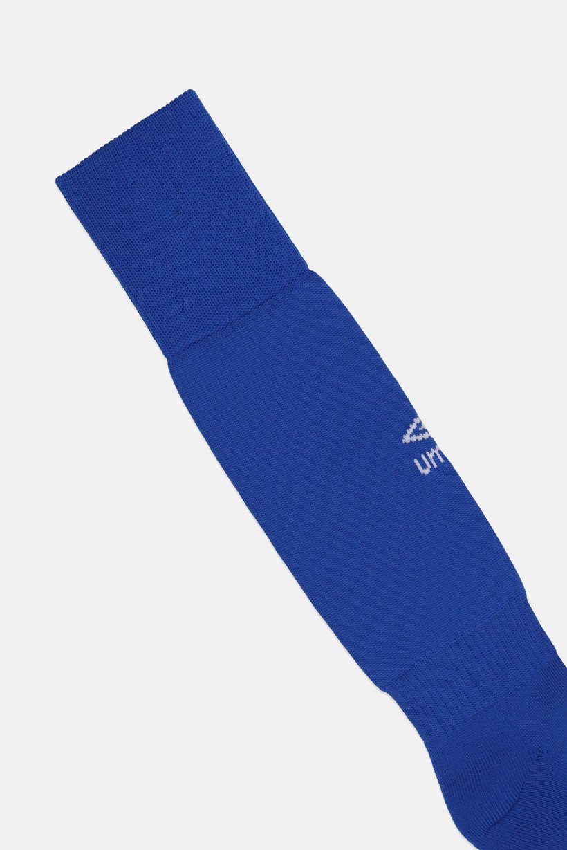 Kids Boy 1 Pair Brand Logo Football Shocks, Blue
