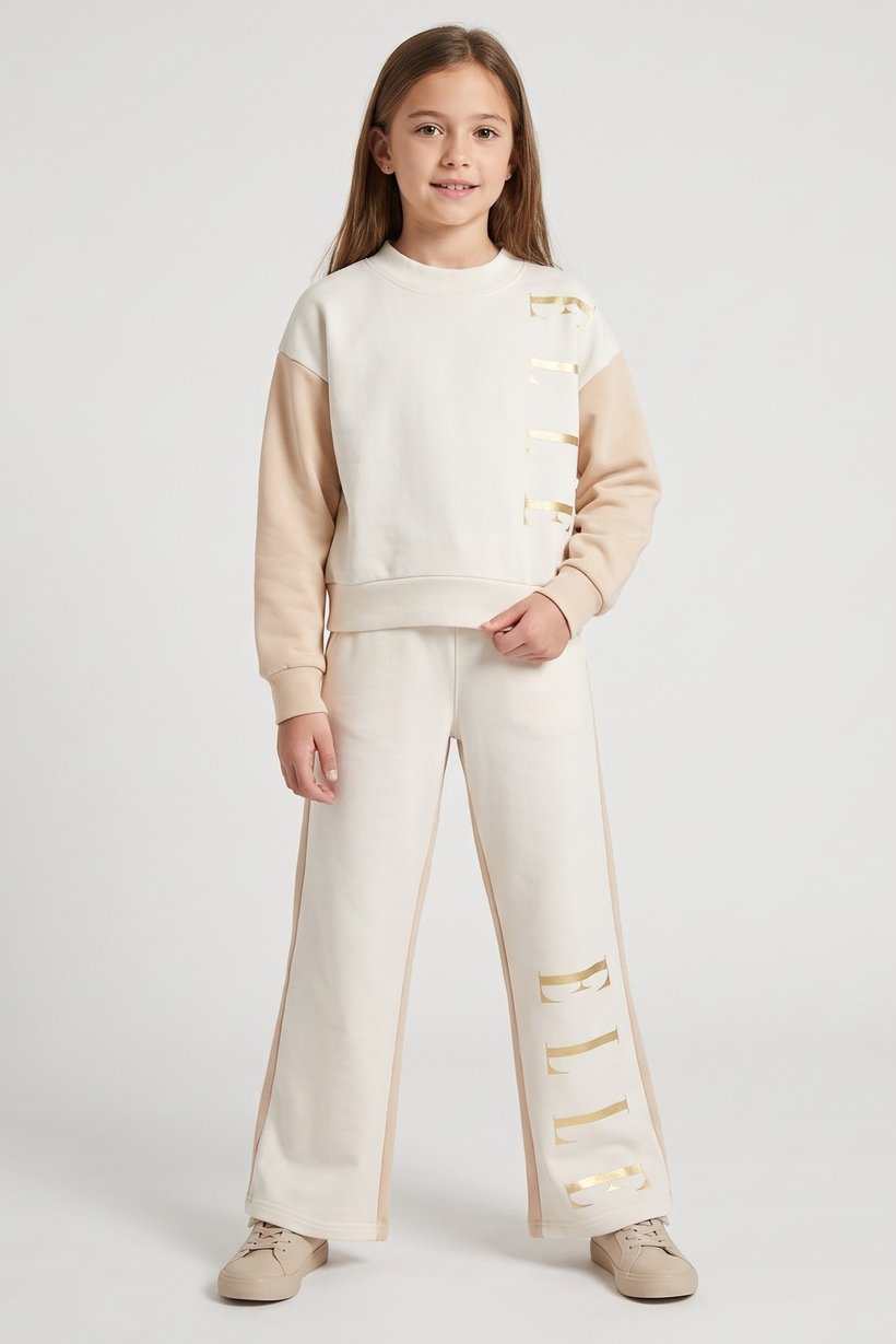 Kids Girl 2 Pcs Long Sleeve Top And Pants Set, Multicolor