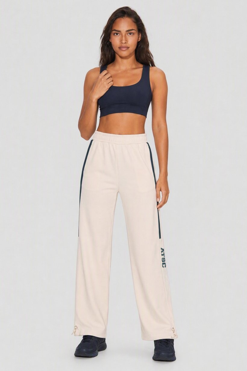 Women Relaxed Fit Outdoor Wide Leg Pants, Off White