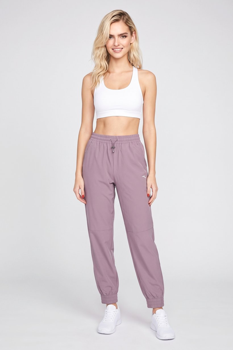 Women Regular Fit Training Track Pants, Dark Purple