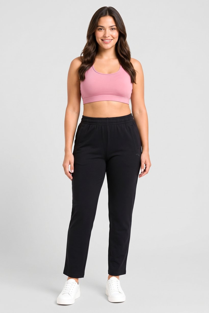 Women Regular Fit Outdoor Track Pants, Black