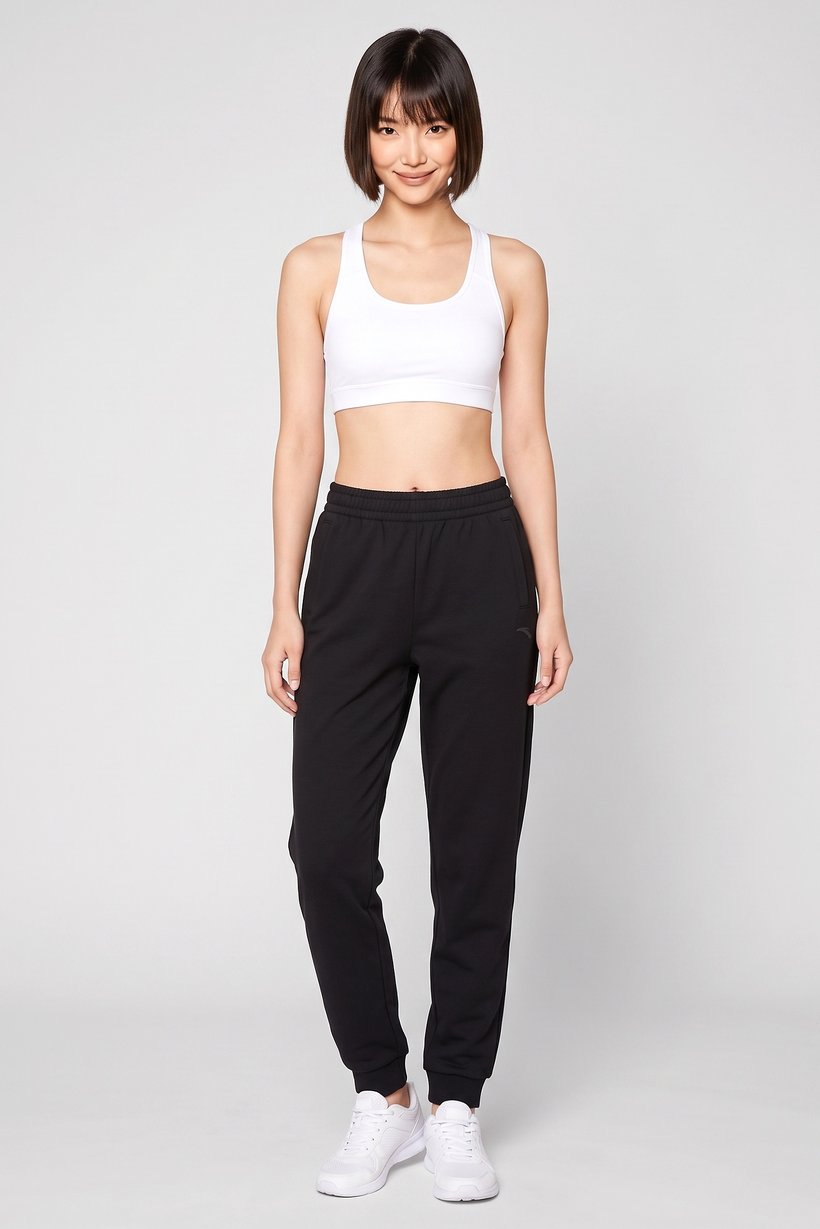 Women Regular Fit Outdoor Sweatpants, Black