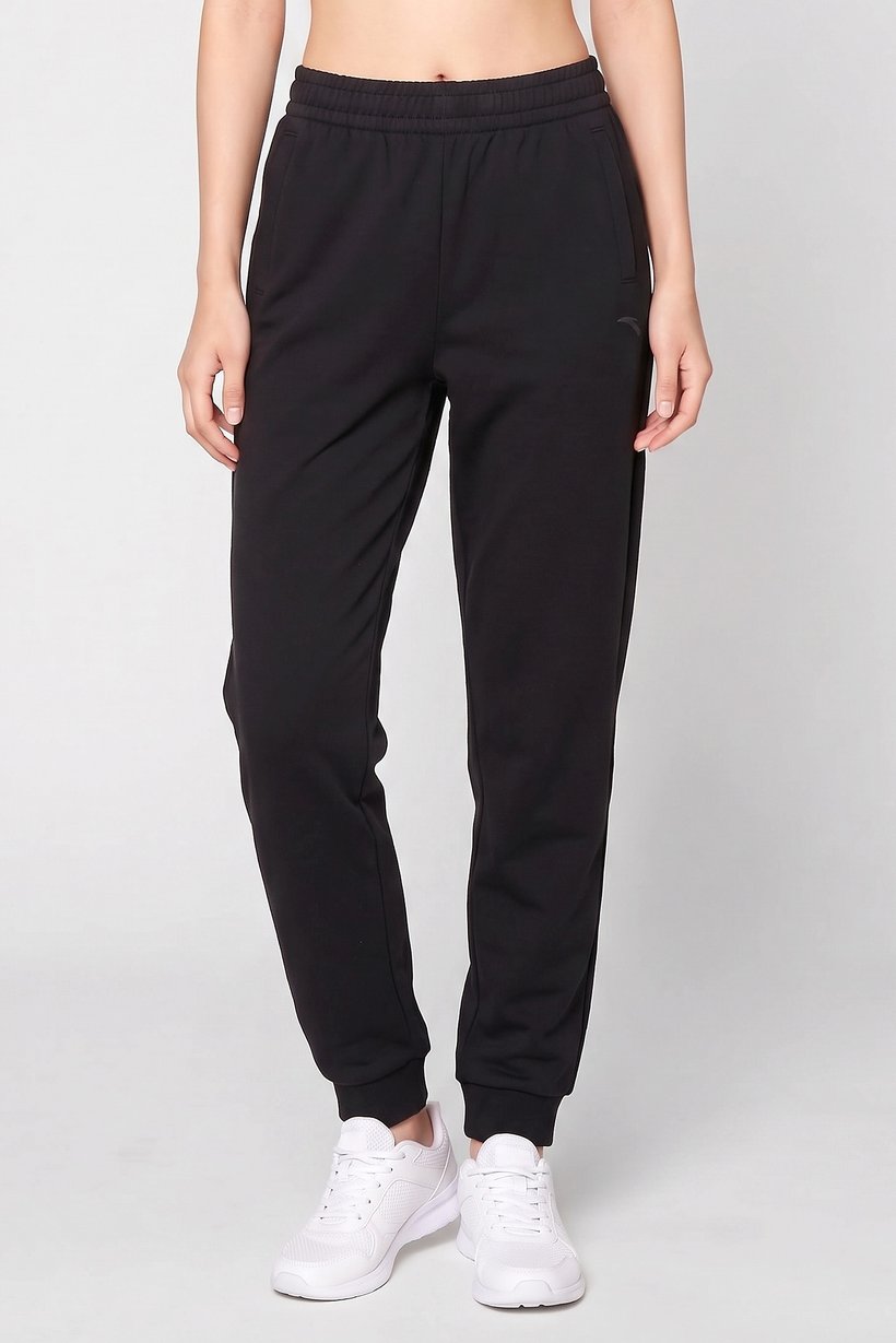 Women Regular Fit Outdoor Sweatpants, Black