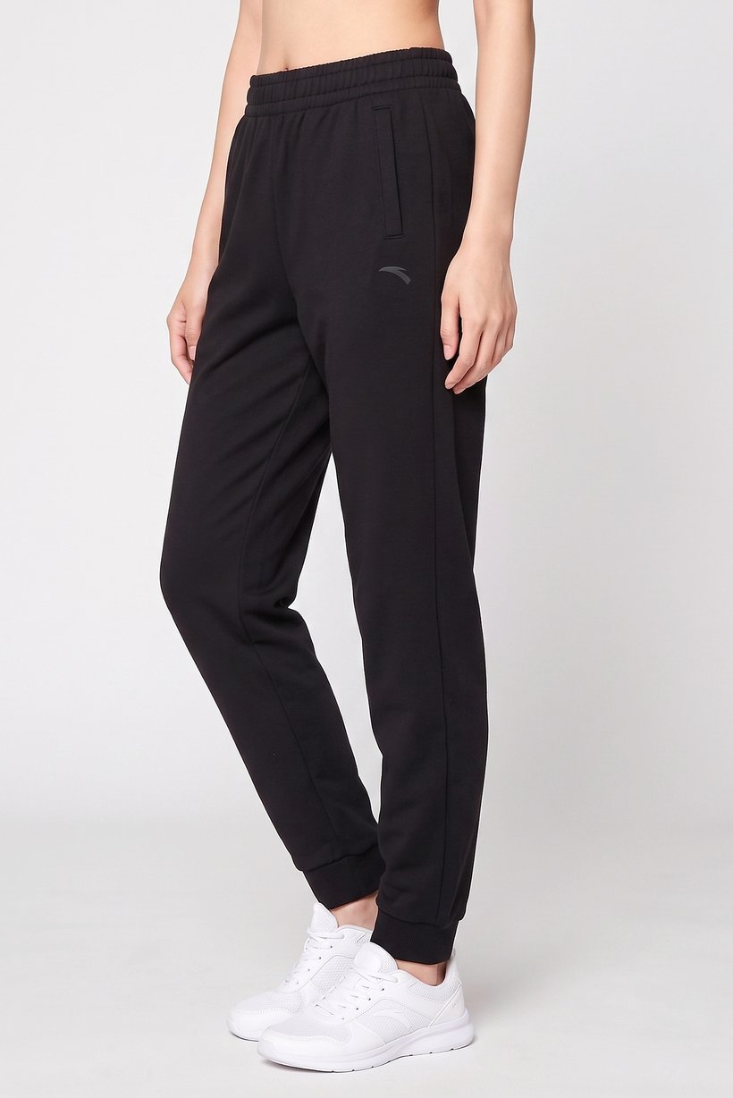 Women Regular Fit Outdoor Sweatpants, Black