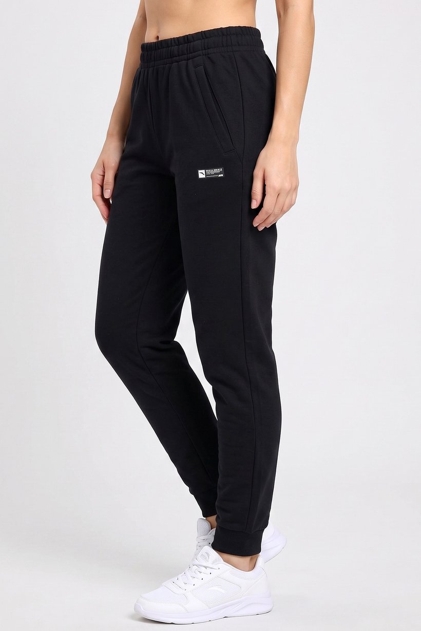 Women Regular Fit Outdoor Sweatpants, Black