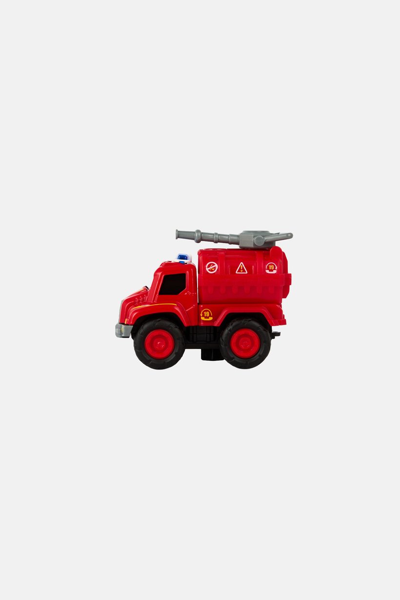 Robo Engineering Fire Fighter Trucks Pull Back Truck 5 in 1