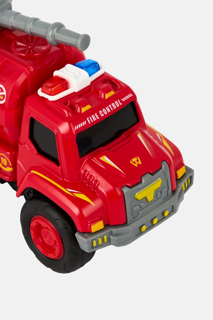 Robo Engineering Fire Fighter Trucks Pull Back Truck 5 in 1