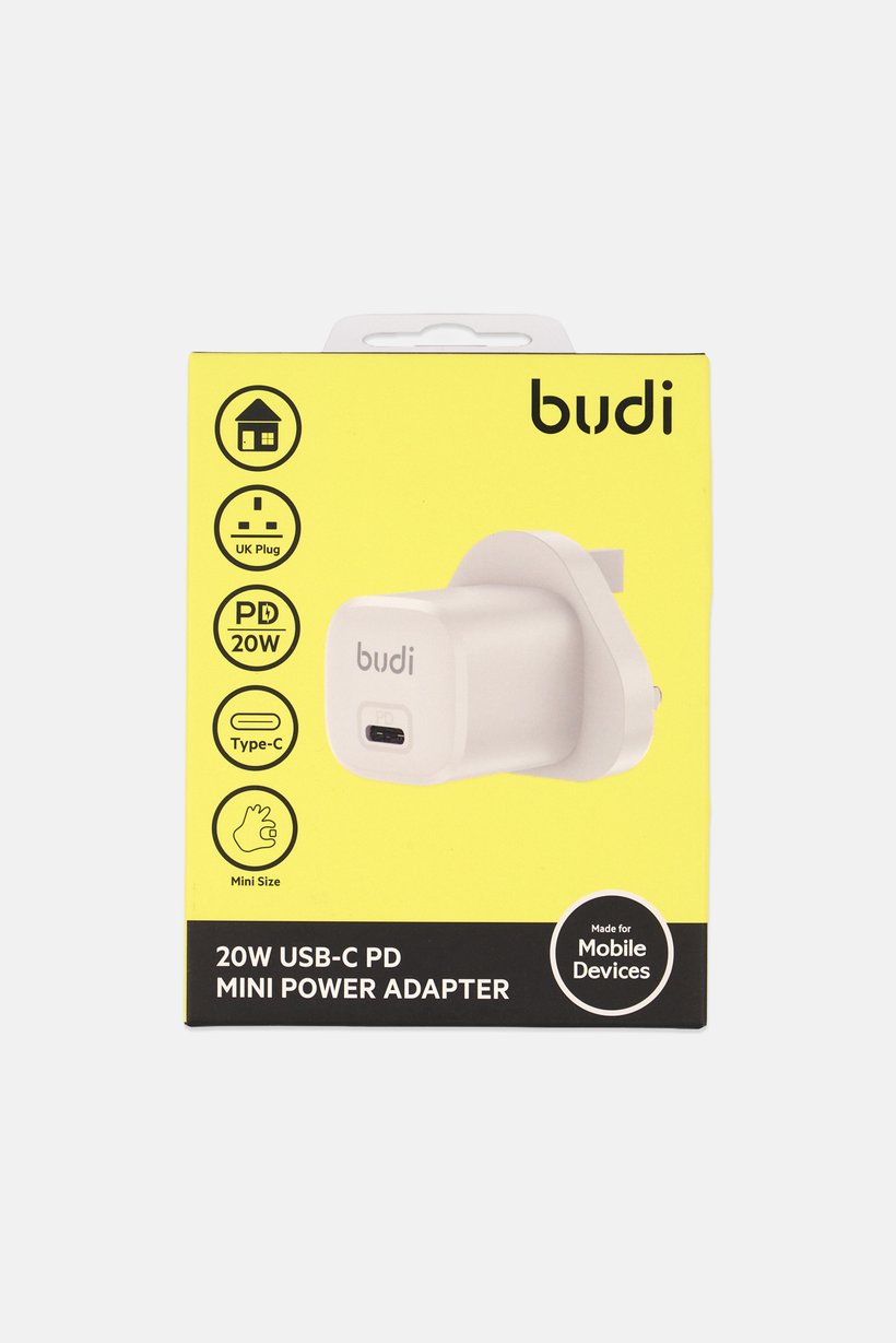 20W USB-C Mini Power Adapter, White