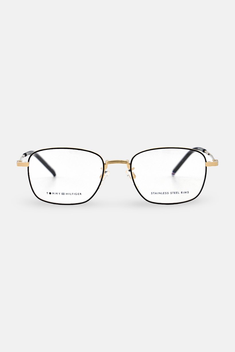 Men TH 2010 F Rectangle Sunglasses, Black