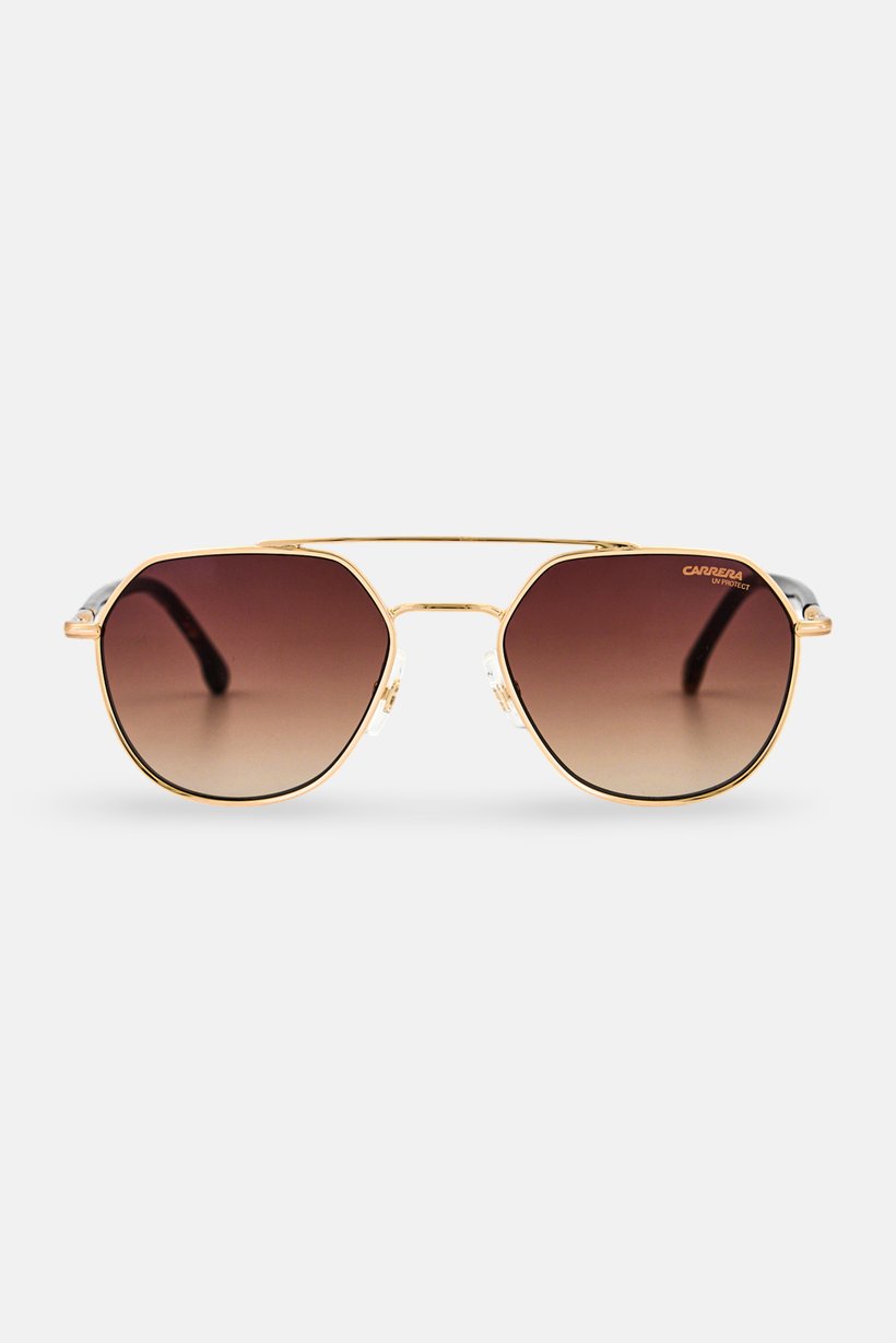 Women 20578906J53HA Geometric Sunglasses, Gold