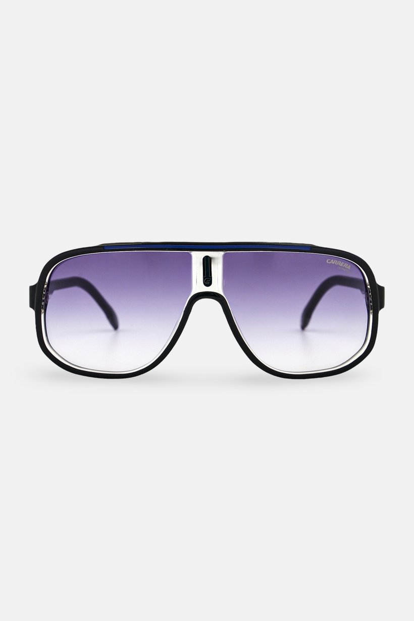 Men CARRERA 1058 Aviator Sunglasses, Black