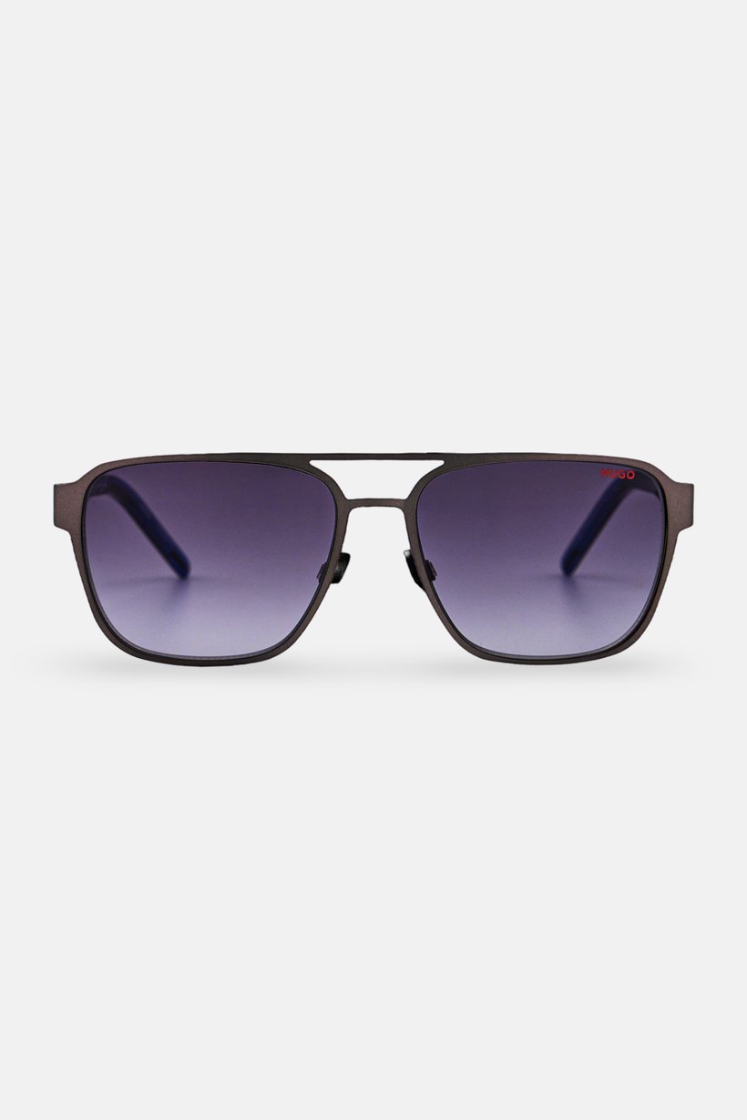 Boss Men HG 1298 S Rectangular Sunglasses, Grey