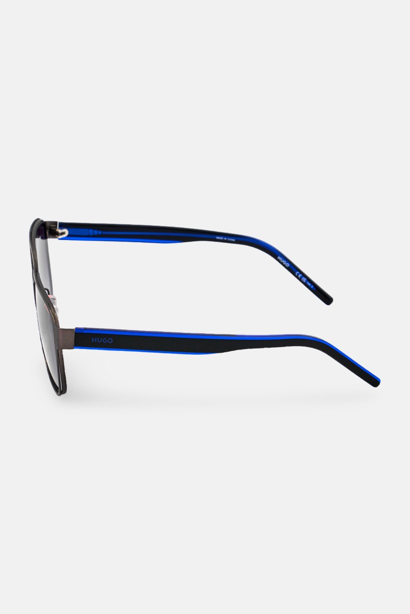 Boss Men HG 1298 S Rectangular Sunglasses, Grey