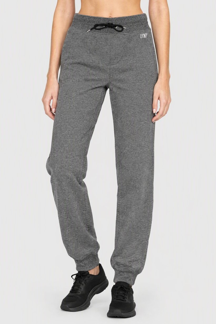 Women Sportswear Fit Brand Logo Outdoor Sweatpants, Heather Grey