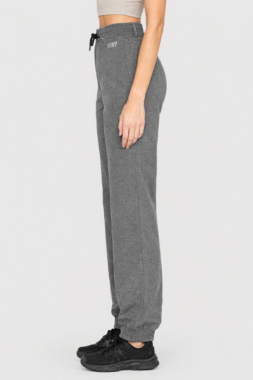 Women Sportswear Fit Brand Logo Outdoor Sweatpants, Heather Grey