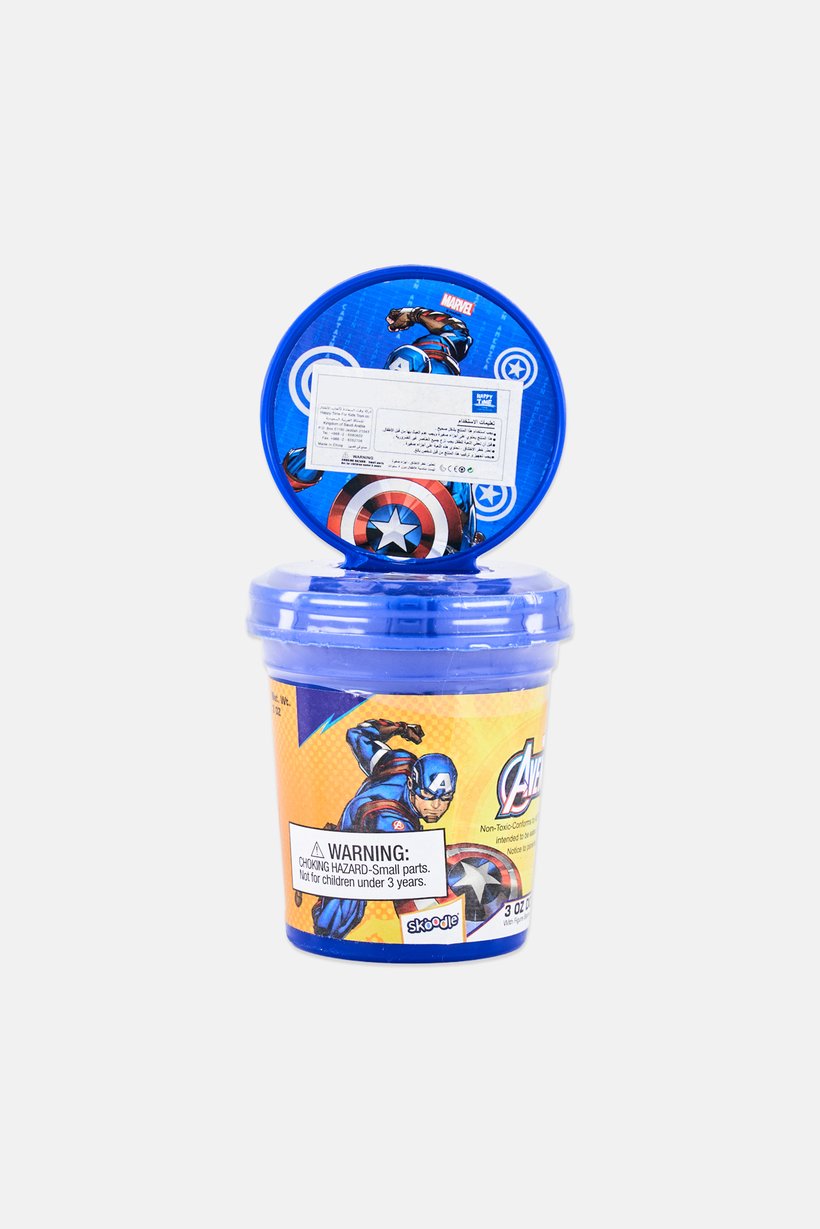 Marvel Captain America 3 Oz Dough With Figure stamper