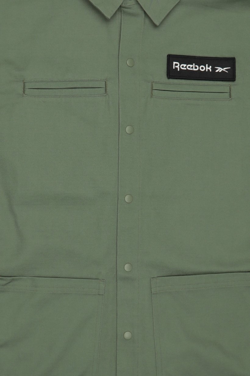 Men Sportswear Fit Short Sleeve Outdoor Jacket Shirt, Sage Green