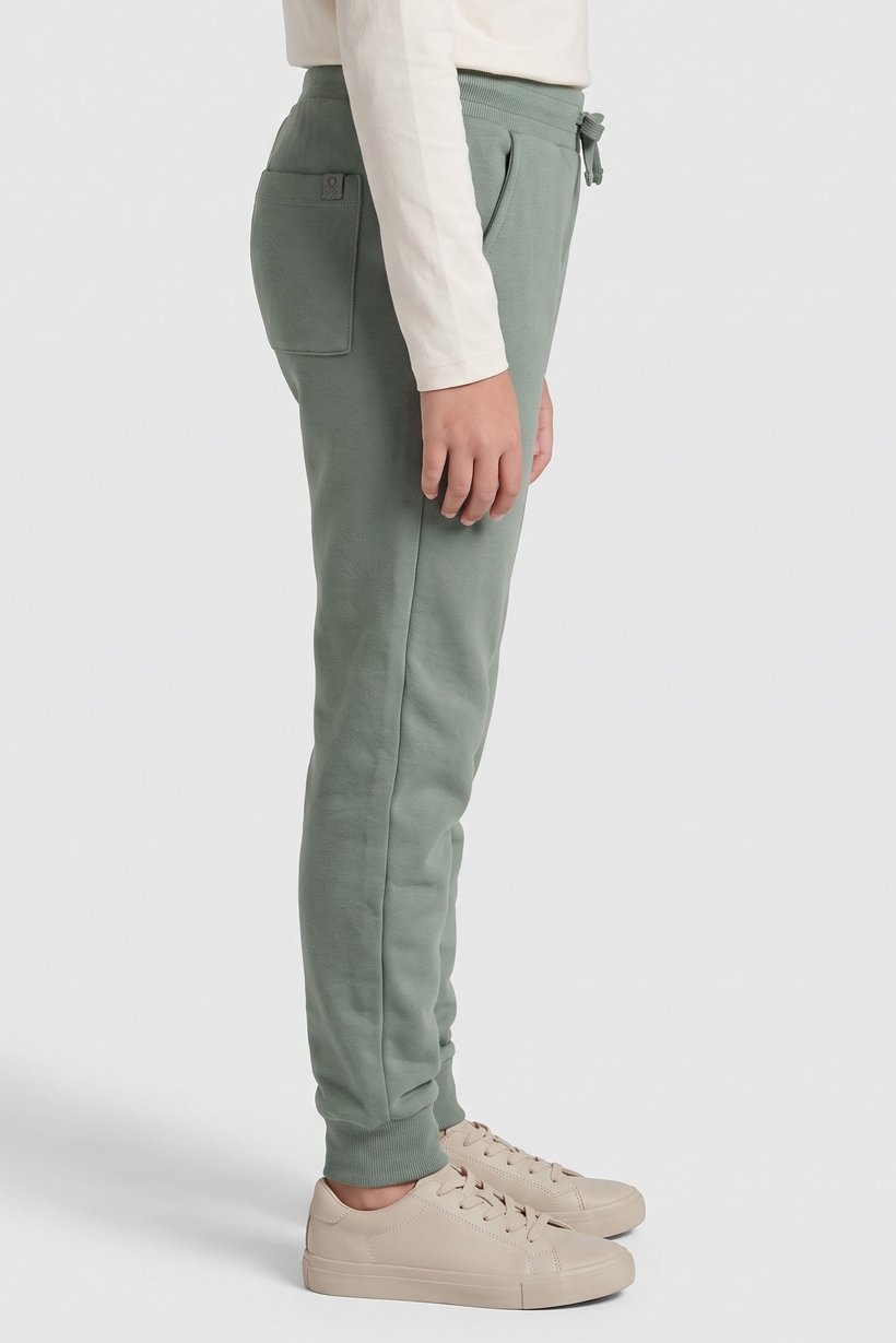 Kids Girl Solid Jogger Pants, Olive