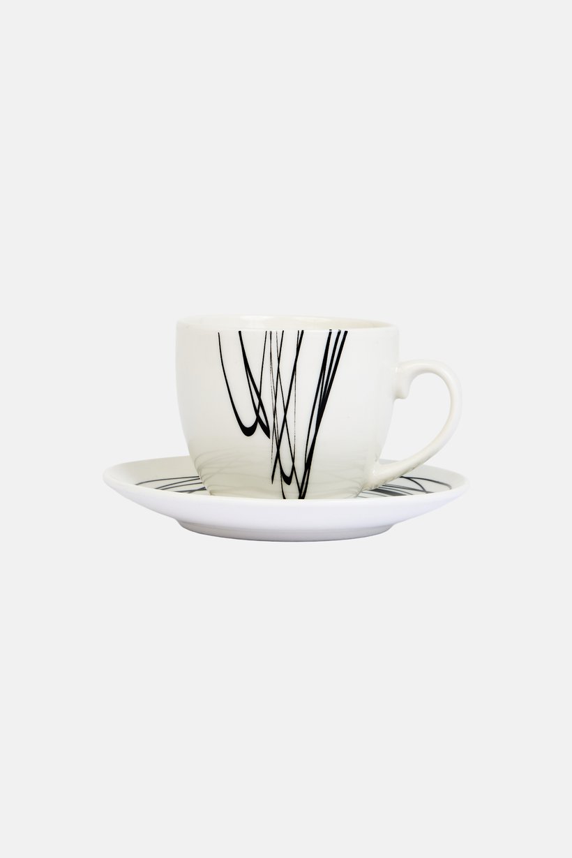 Tea Cup And Saucer 200ml, Multicolor