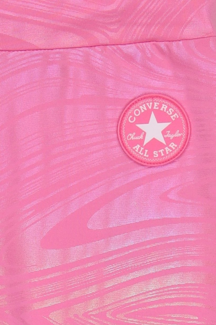 Kids Girl Sportswear Fit Brand Logo Training Leggings, Pink