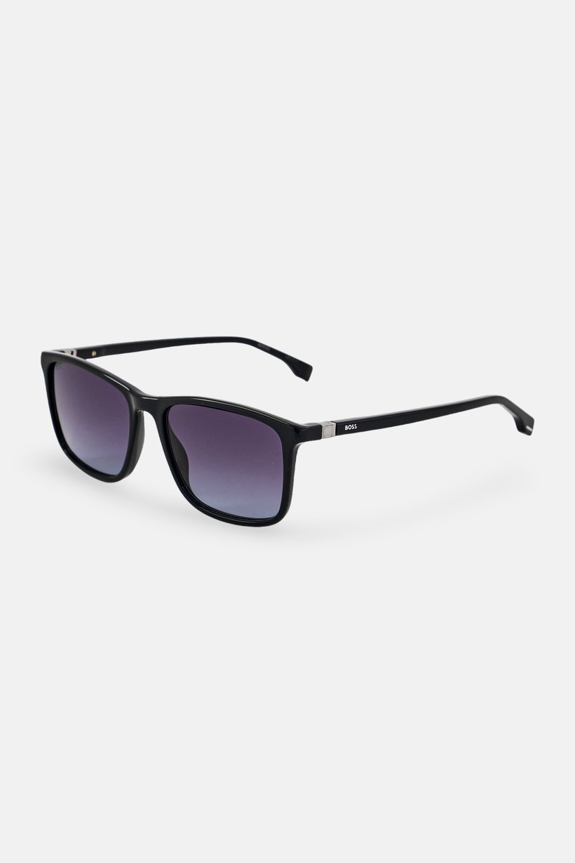 Boss Men BOSS1434 Square Sunglasses, Black