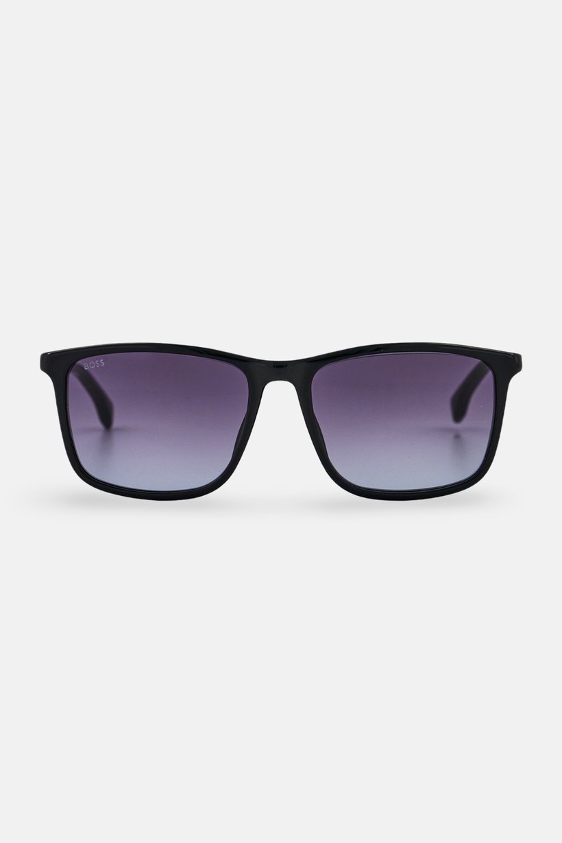 Boss Men BOSS1434 Square Sunglasses, Black