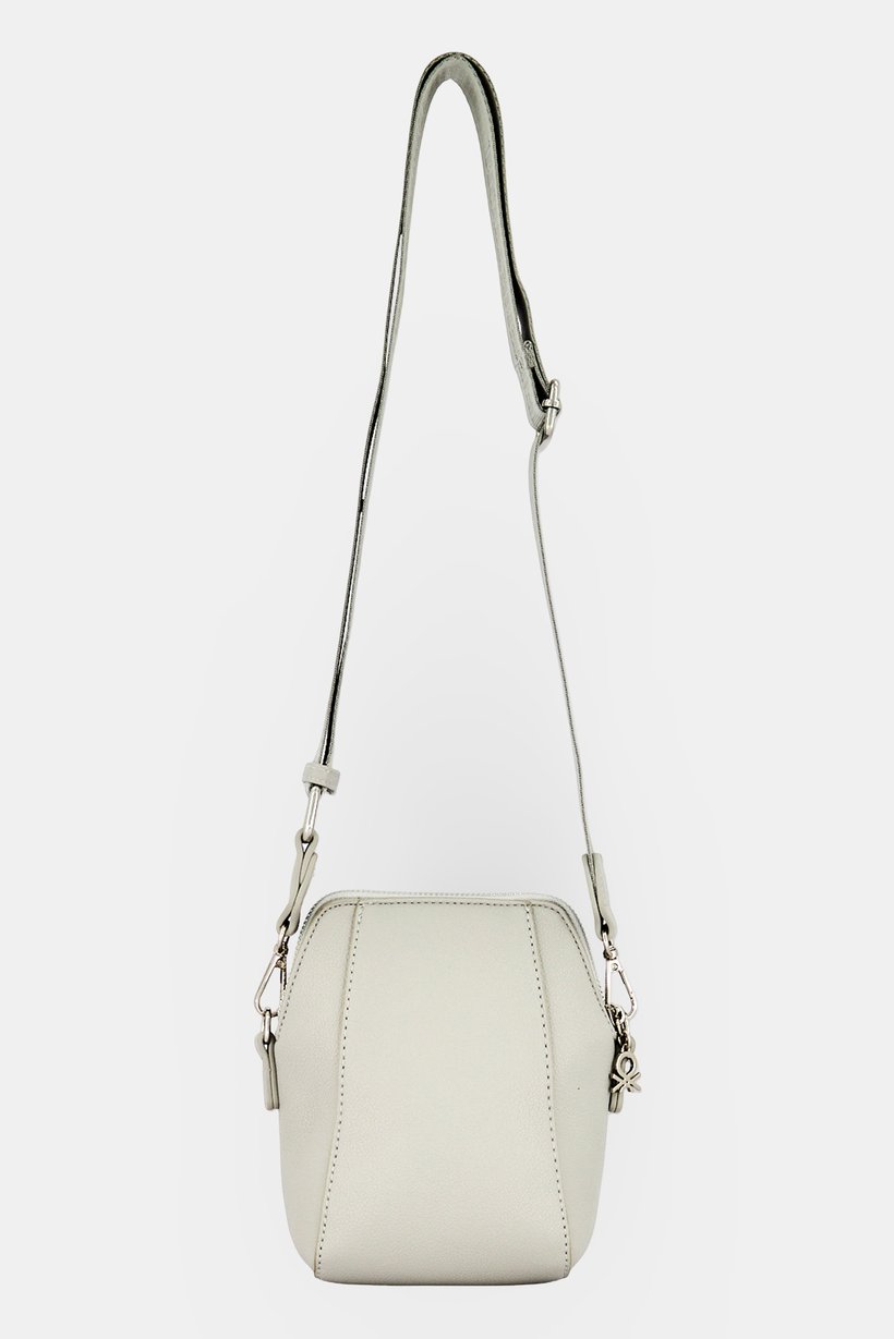 Women Brand Logo Cross Body Bag, Grey