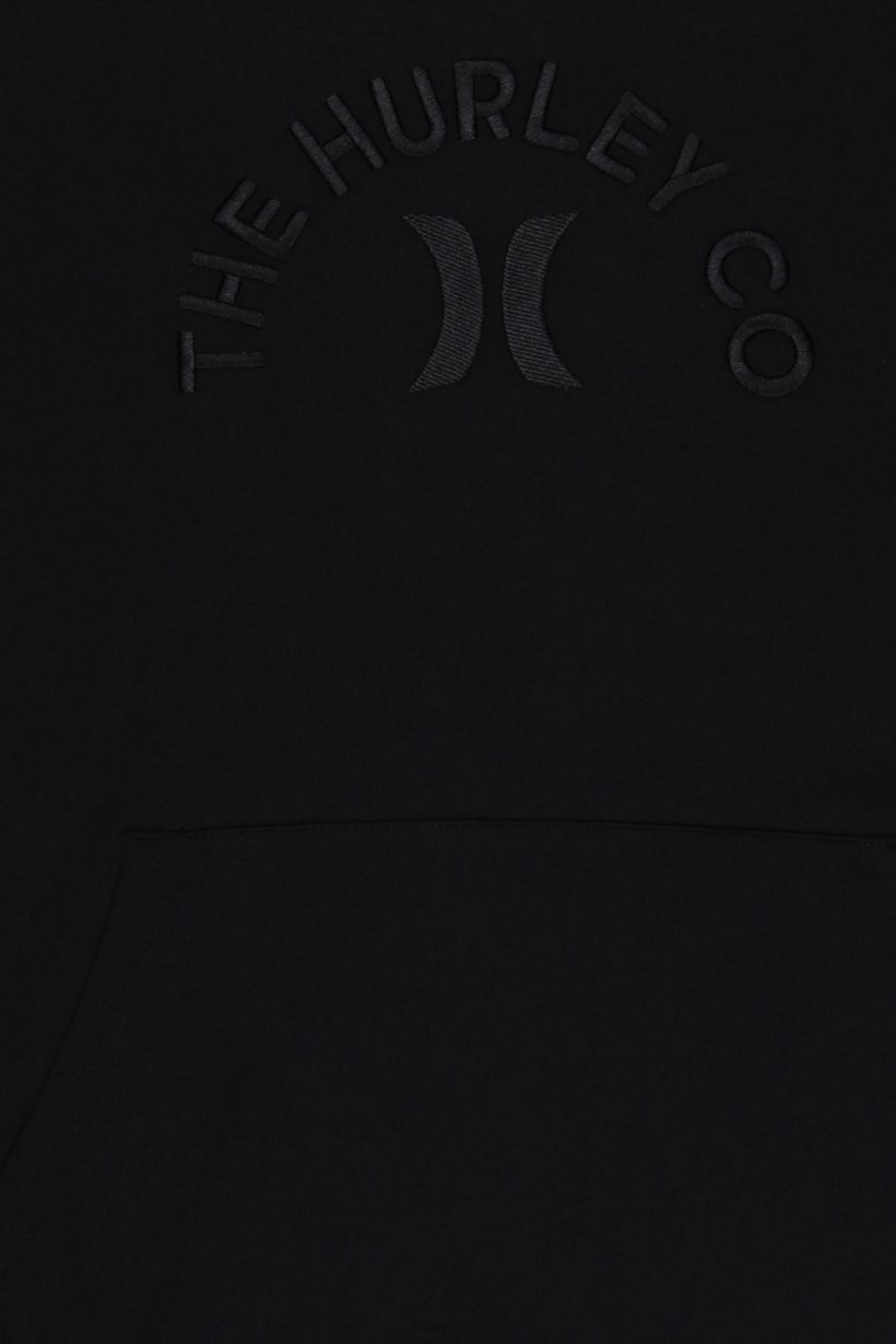 Men Sportwear Fit Long Sleeve Outdoor Hoodie, Black