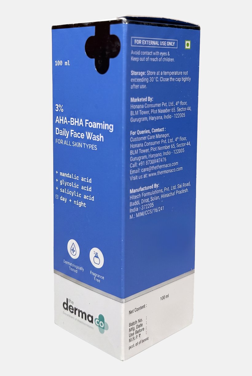 AHA BHA Foaming Daily Face Wash 100ml
