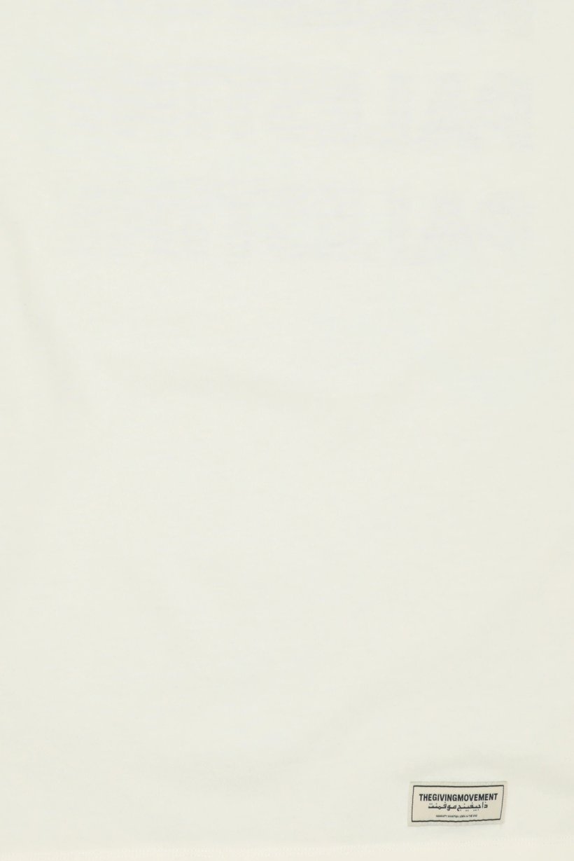 Men Oversized Fit  Short Sleeve Graphic Print T-Shirt, Ivory
